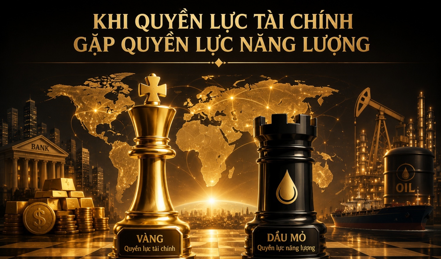 Khi vàng gặp dầu mỏ
