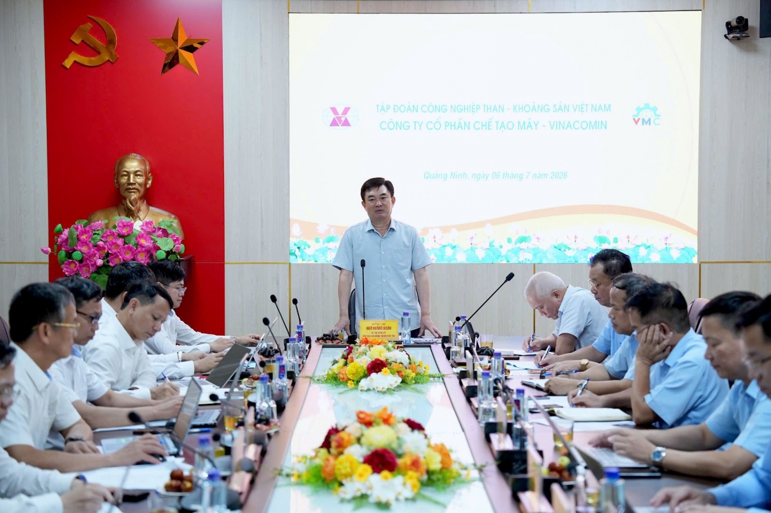 Từng bước khẳng định thương hiệu cơ khí Vinacomin với các đối tác trong và ngoài nước. Cơ khí Vinacomin