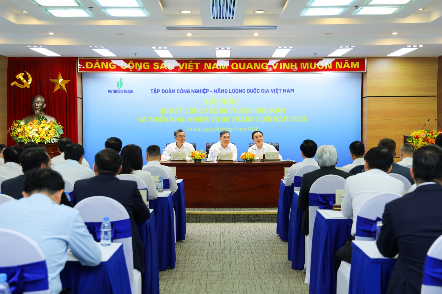 Petrovietnam tổ chức Hội nghị sơ kết 6 tháng đầu năm 2026, triển khai nhiệm vụ 6 tháng cuối năm
