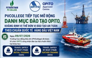 PVCollege tiếp tục mở rộng danh mục đào tạo OPITO, khẳng định vị thế hàng đầu Việt Nam