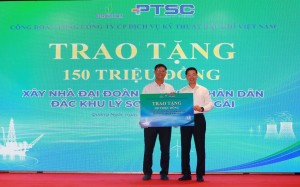 PTSC tiếp thêm nguồn lực cho an sinh, giáo dục tại đặc khu Lý Sơn