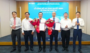 PTSC kiện toàn tổ chức Đảng, công bố các quyết định bổ nhiệm cán bộ chủ chốt