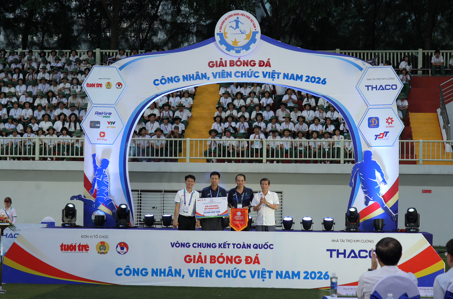Đội bóng Công đoàn Petrovietnam đạt Huy chương Bạc tại Vòng chung kết Giải bóng đá công nhân, viên chức Việt Nam 2026 Đội bóng Công đoàn Petrovietnam đạt Huy chương Bạc tại Giải bóng đá công nhân, viên chức Việt Nam 2026