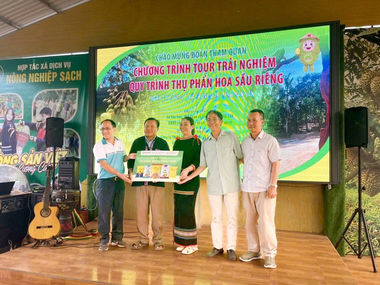 PVFCCo - Phú Mỹ đồng hành cùng sầu riêng Đắk Lắk vươn xa PVFCCo - Phú Mỹ đồng hành cùng sầu riêng Đắk Lắk vươn xa
