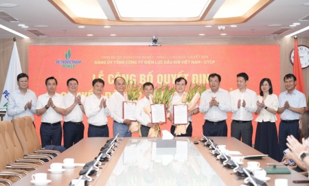 Đảng ủy PV Power chuyển đổi mô hình tổ chức Đảng của 3 đơn vị trực thuộc