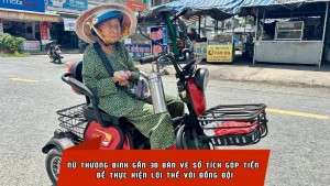 [VIDEO] Nữ thương binh bán vé số, tích góp tiền thực hiện lời thề với đồng đội