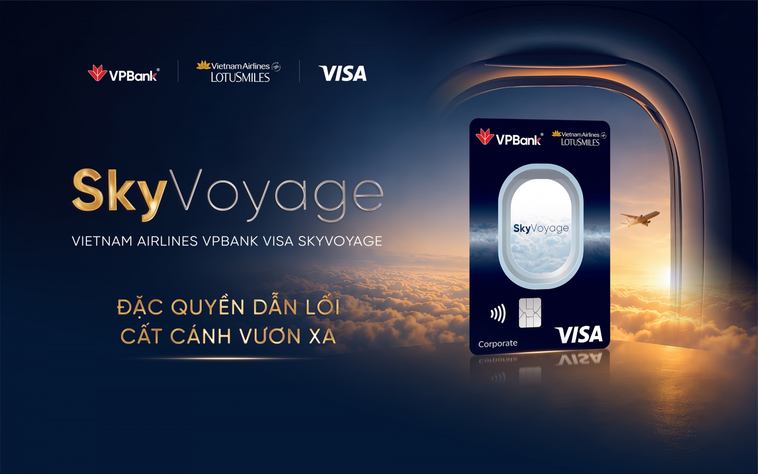 Vietnam Airlines VPBank Visa SkyVoyage: Thẻ tín dụng doanh nghiệp đầu tiên kết hợp quản trị dòng tiền và đặc quyền hàng không