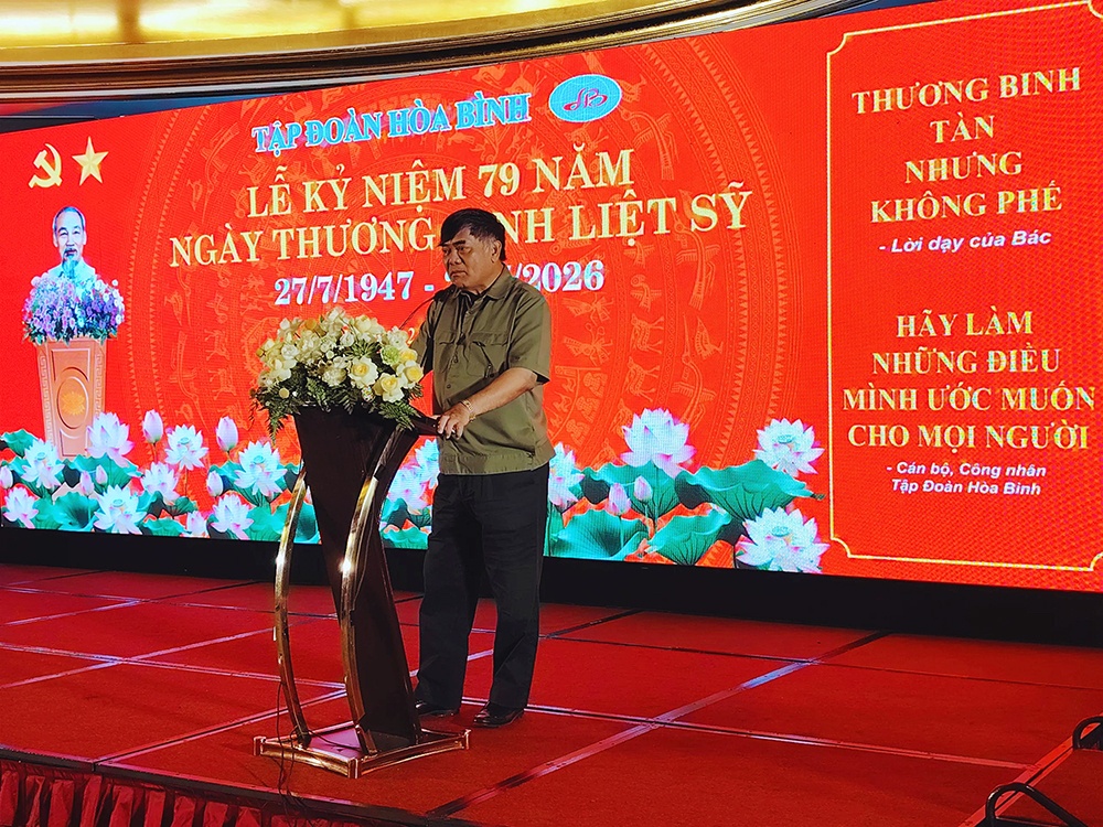 Lễ kỷ niệm 79 năm Ngày Thương binh – Liệt sỹ xúc động của Tập Đoàn Hòa Bình Lễ kỷ niệm 79 năm Ngày Thương binh - Liệt sĩ xúc động của Tập đoàn Hòa Bình
