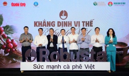 Phân bón Cà Mau đồng hành nâng chất lượng cà phê Robusta Việt từ gốc