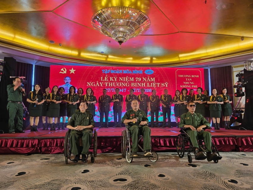 Lễ kỷ niệm 79 năm Ngày Thương binh – Liệt sỹ xúc động của Tập Đoàn Hòa Bình Lễ kỷ niệm 79 năm Ngày Thương binh - Liệt sĩ xúc động của Tập đoàn Hòa Bình