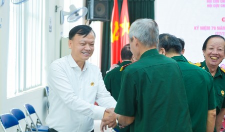 Hội CCB Petrovietnam tri ân thương binh, gia đình chính sách tại phường Giảng Võ (Hà Nội)