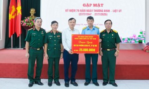 [VIDEO] Hội CCB Petrovietnam tri ân thương binh, gia đình chính sách tại phường Giảng Võ (Hà Nội)