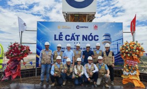 Chính thức cất nóc Đài Kiểm soát không lưu, Cảng hàng không Quảng Trị tăng tốc tiến độ