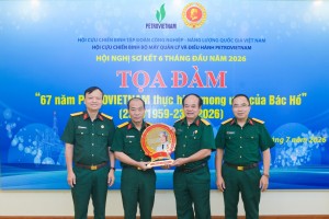 Hội CCB BMQL&ĐH Petrovietnam phát huy vai trò tiên phong, gương mẫu, hoàn thành tốt nhiệm vụ 6 tháng đầu năm 2026