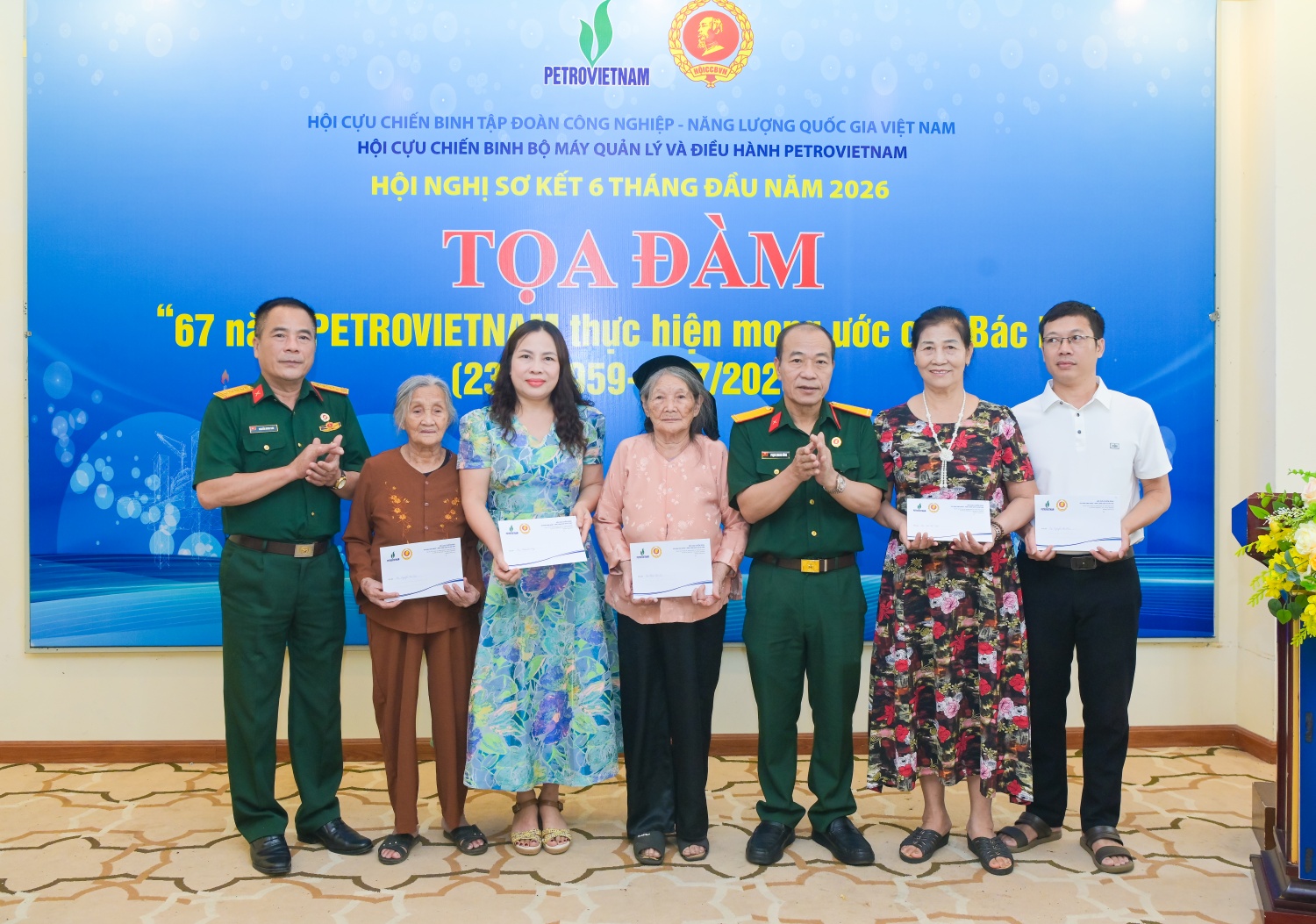 Hội CCB BMQL&ĐH Petrovietnam phát huy vai trò tiên phong, gương mẫu, hoàn thành tốt nhiệm vụ 6 tháng đầu năm 2026 Hội CCB BMQL&ĐH Petrovietnam phát huy vai trò tiên phong, gương mẫu, hoàn thành tốt nhiệm vụ 6 tháng đầu năm 2026