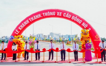 Đà Nẵng: Thông xe cầu Đồng Nò 2, mở thêm trục kết nối phía Nam thành phố