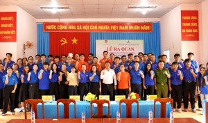 [VIDEO] Đoàn Thanh niên Petrovietnam Cụm phối hợp hoạt động Bà Rịa - Vũng Tàu tổ chức ra quân Chiến dịch Mùa hè xanh năm 2026