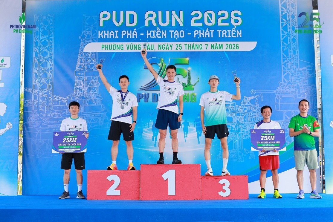 PVD RUN 2026: Hơn 1.600 vận động viên cùng lan tỏa tinh thần “Khai phá – Kiến tạo – Phát triển” PVD RUN 2026: Hơn 1.600 vận động viên cùng lan tỏa tinh thần “Khai phá - Kiến tạo - Phát triển”