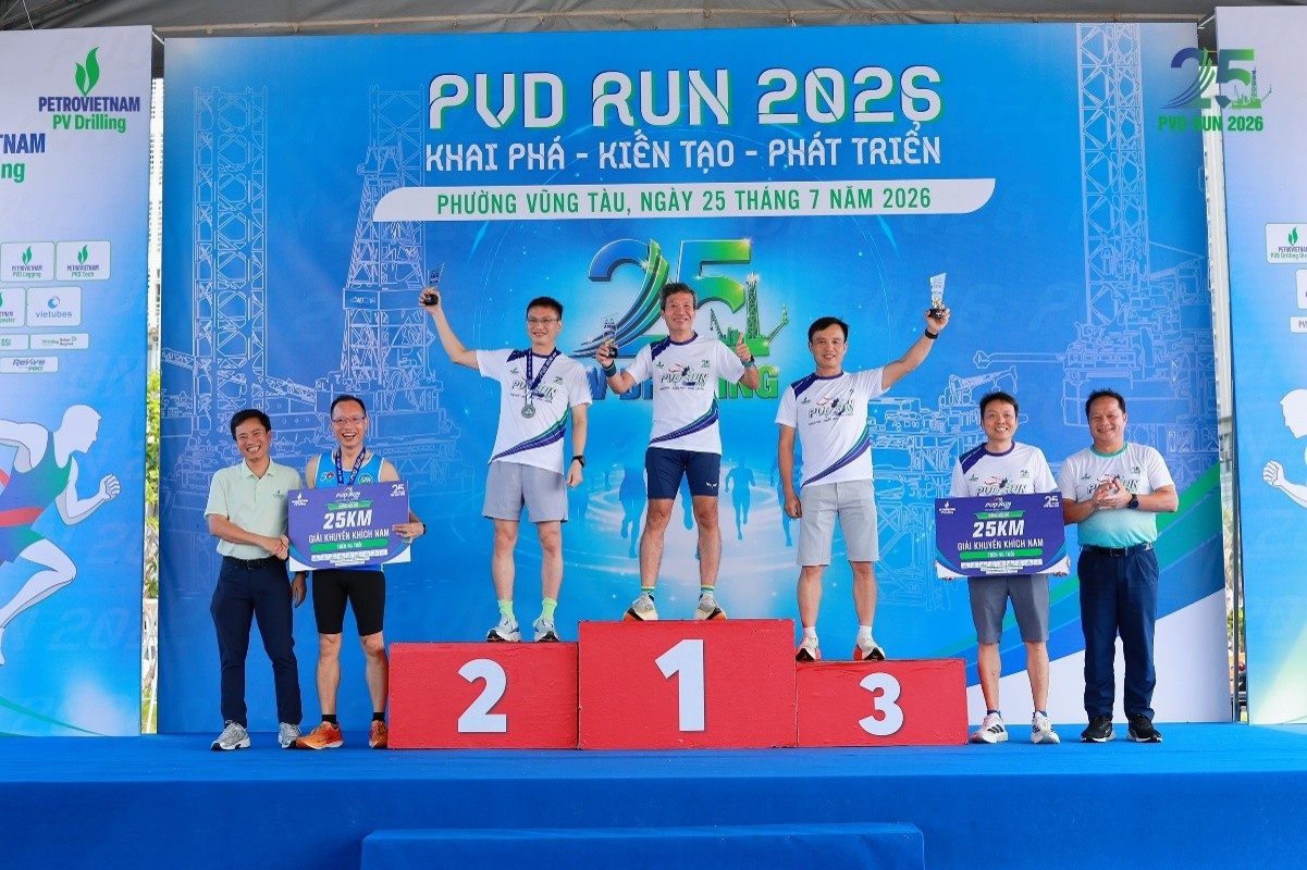 PVD RUN 2026: Hơn 1.600 vận động viên cùng lan tỏa tinh thần “Khai phá – Kiến tạo – Phát triển” PVD RUN 2026: Hơn 1.600 vận động viên cùng lan tỏa tinh thần “Khai phá - Kiến tạo - Phát triển”