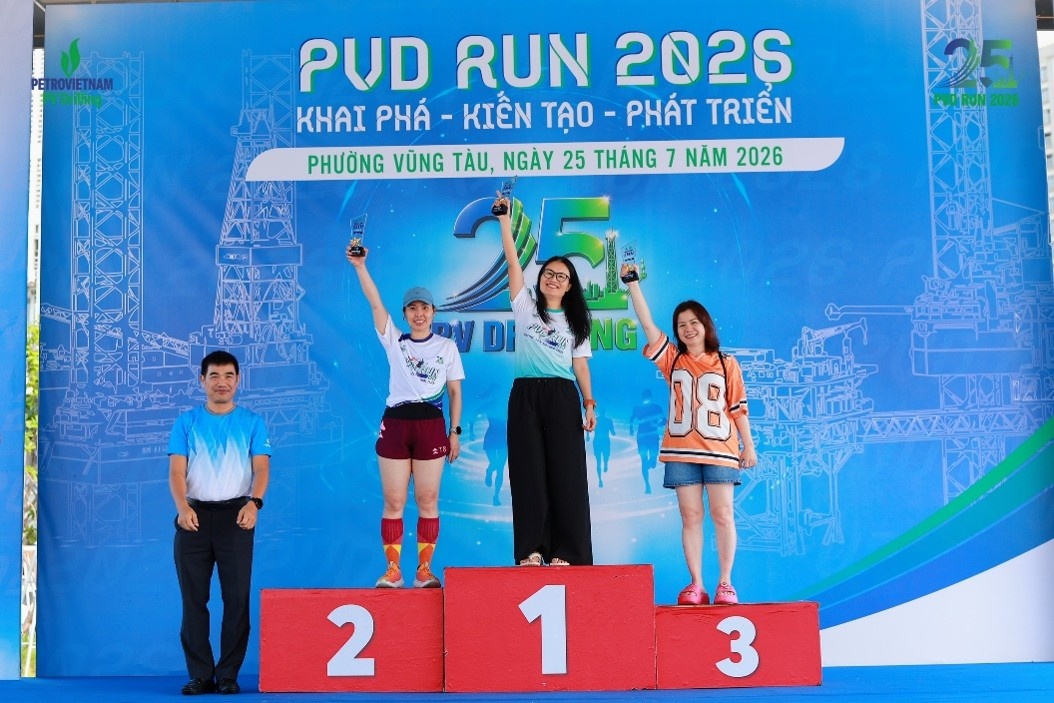 PVD RUN 2026: Hơn 1.600 vận động viên cùng lan tỏa tinh thần “Khai phá – Kiến tạo – Phát triển” PVD RUN 2026: Hơn 1.600 vận động viên cùng lan tỏa tinh thần “Khai phá - Kiến tạo - Phát triển”