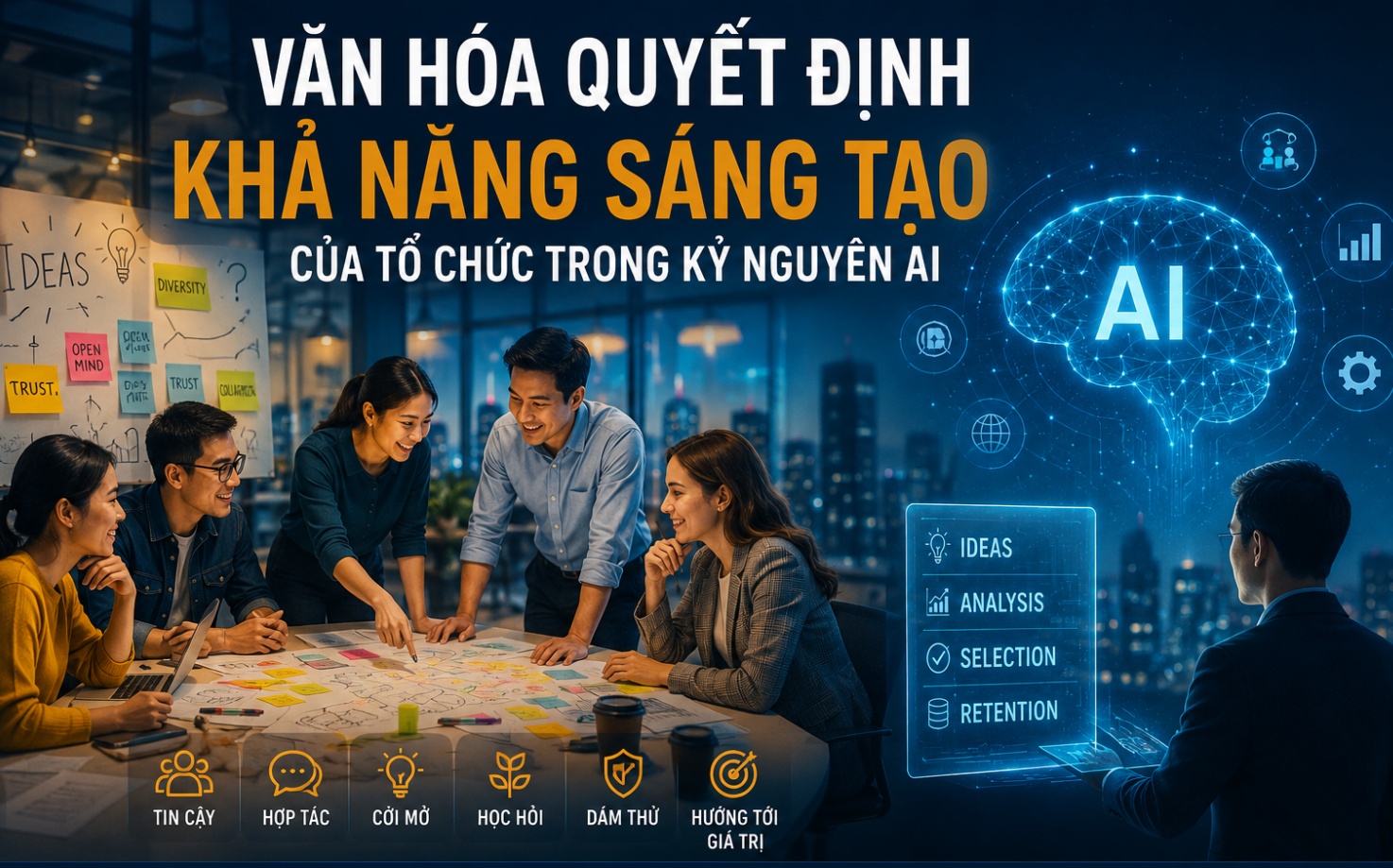 Văn hóa quyết định khả năng sáng tạo của tổ chức trong kỷ nguyên AI
