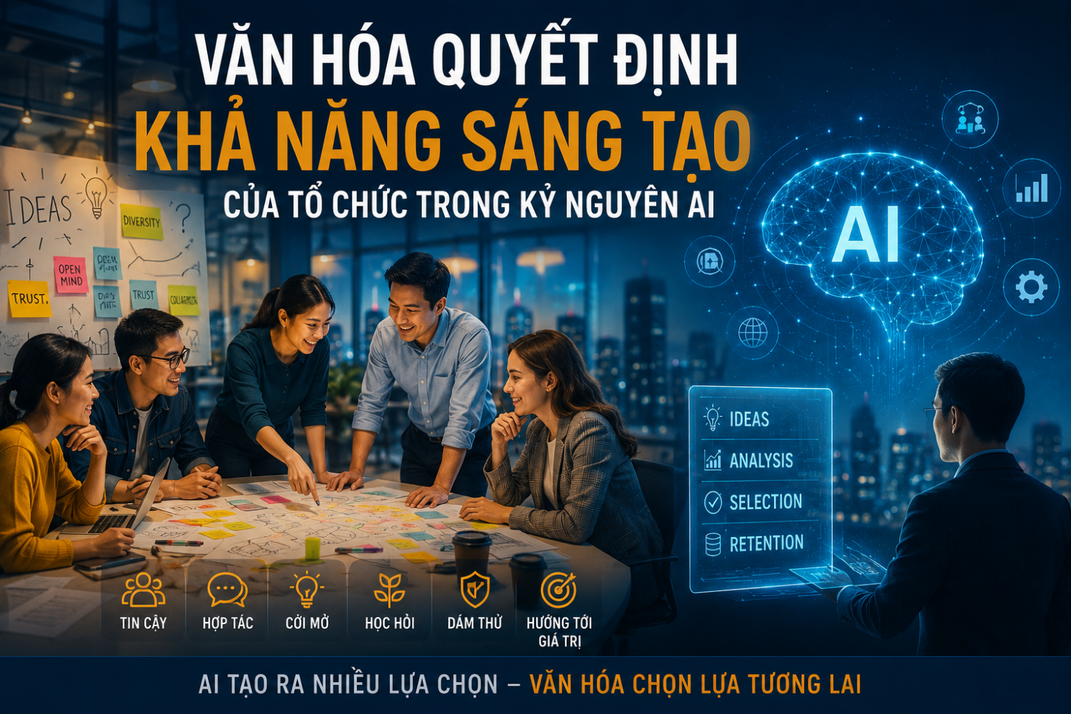 Văn hóa quyết định khả năng sáng tạo của tổ chức trong kỷ nguyên AI