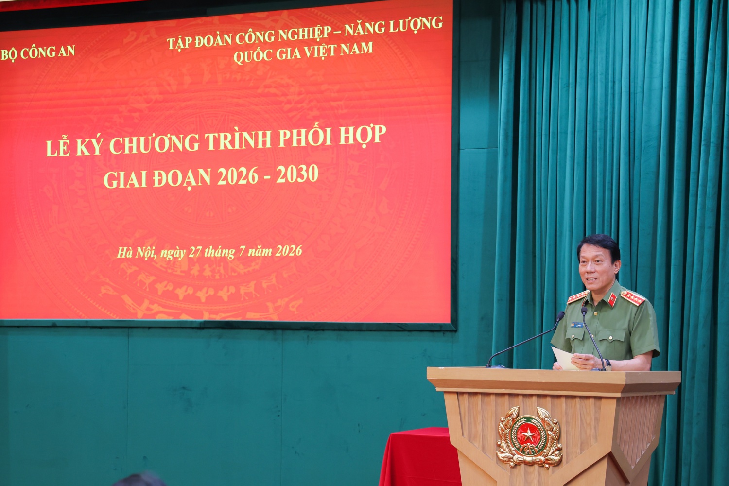 Bộ Công an và Petrovietnam phối hợp bảo đảm an ninh, an toàn, phát triển công nghiệp - năng lượng