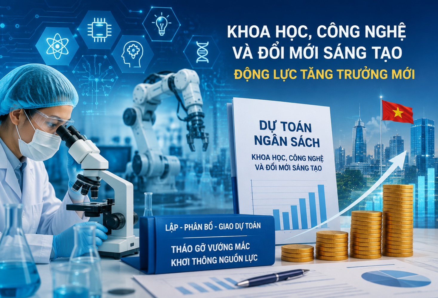 Gỡ nút thắt tài chính để tăng tốc khoa học, công nghệ và đổi mới sáng tạo