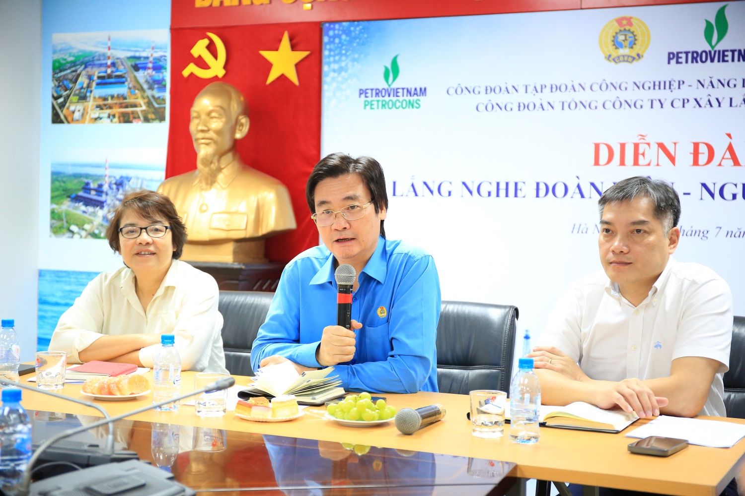 Công đoàn PETROCONS tổ chức diễn đàn “Lắng nghe Công đoàn viên – Người lao động nói”. Công đoàn Petrovietnam