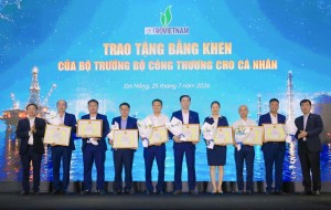 PVNDB được Bộ Công Thương khen thưởng vì thành tích bảo đảm nguồn cung xăng dầu
