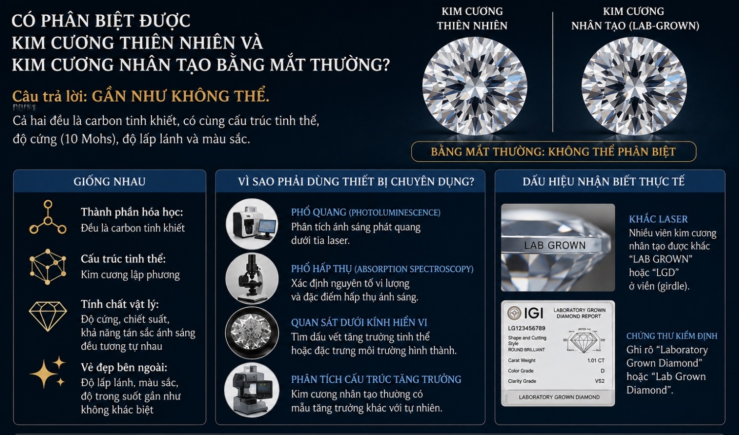 Khi kim cương không còn hiếm