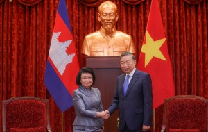 Tổng Bí thư, Chủ tịch nước Tô Lâm tiếp Chủ tịch Quốc hội Campuchia