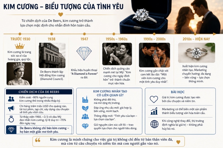 Khi kim cương không còn hiếm