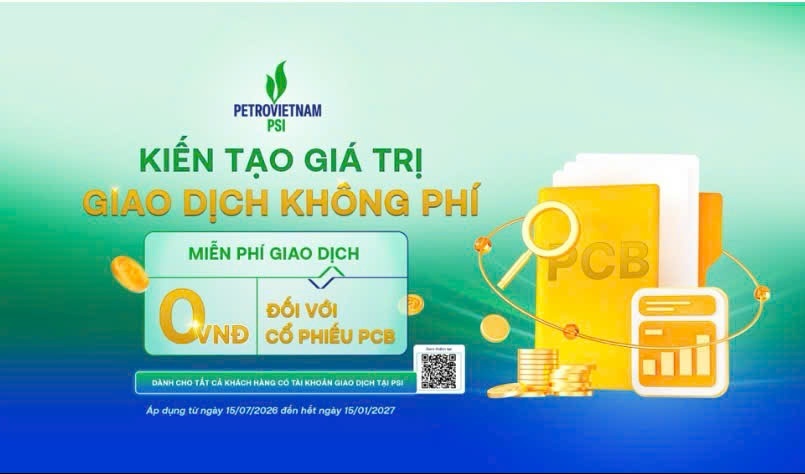PCB - Kiến tạo giá trị, giao dịch không phí