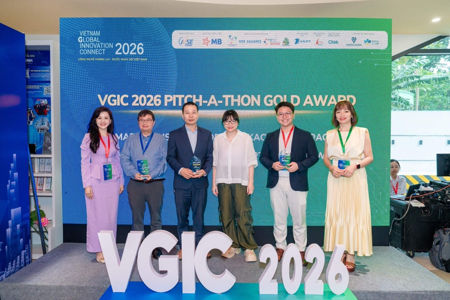 Dự án vật liệu xanh từ lá dứa của PVU đạt giải Vàng tại Vietnam Global Innovation Connect 2026 Dự án vật liệu xanh từ lá dứa của PVU đạt giải Vàng tại Vietnam Global Innovation Connect 2026