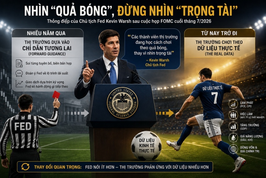 Nhìn “quả bóng”, đừng nhìn “trọng tài”