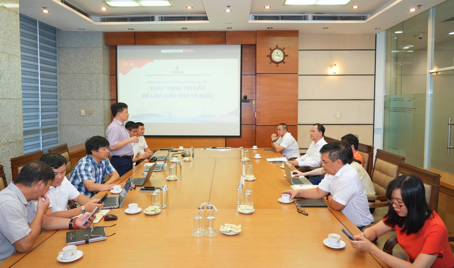 Đảng bộ Bộ máy QL&ĐH Petrovietnam lan tỏa khát vọng tìm dầu để làm giàu cho Tổ quốc