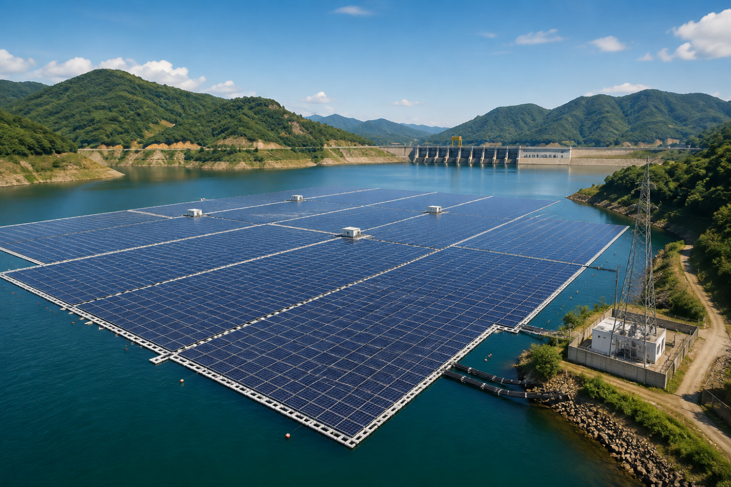 Xây nhà máy điện mặt trời nổi 240 MW trên hồ Đồng Nai 2