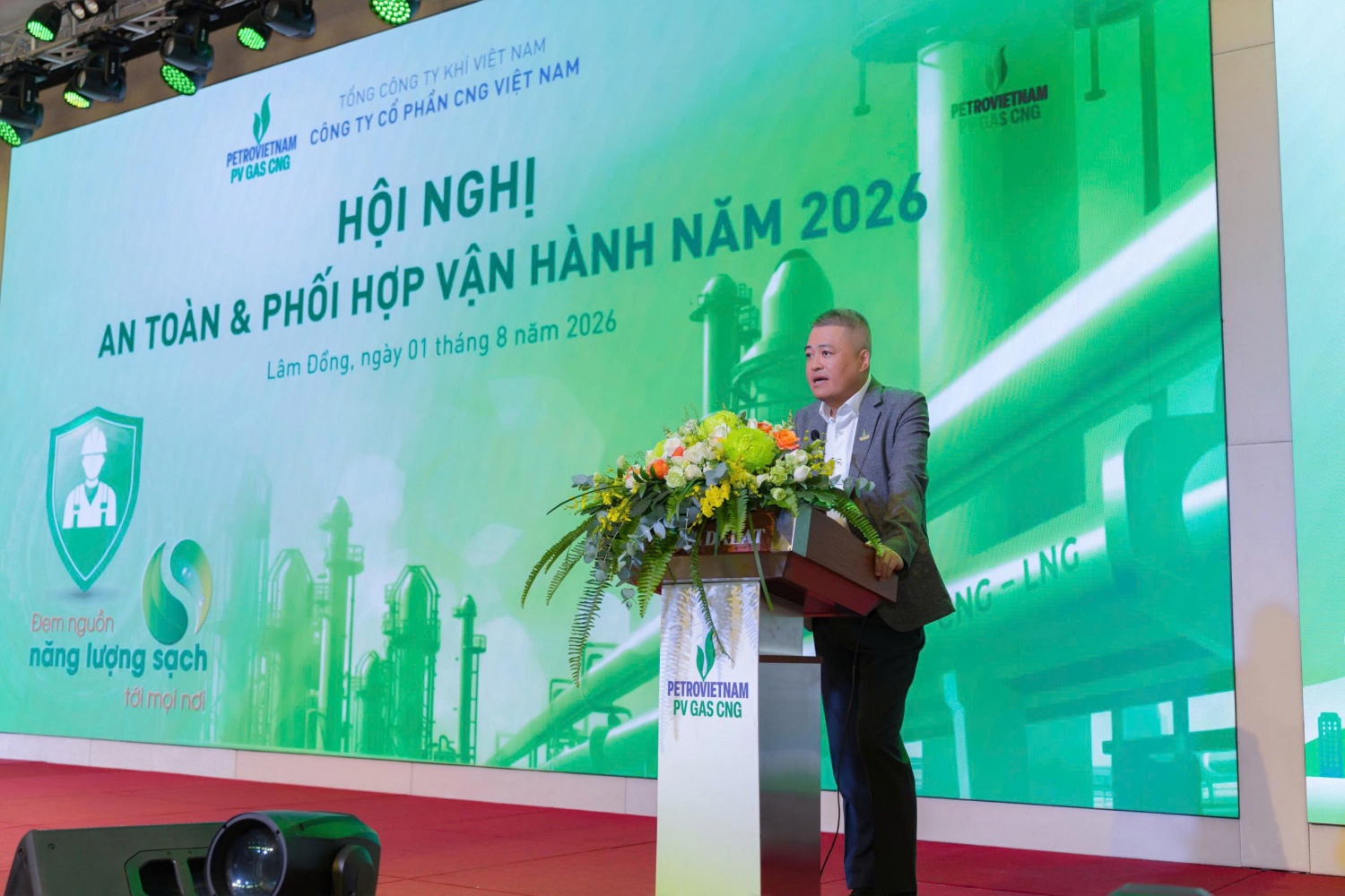 Ông Vũ Duy Đông – Giám đốc PV GAS CNG: trong bối cảnh quy mô hoạt động ngày càng mở rộng, PV GAS CNG sẽ tiếp tục nâng cao năng lực quản trị an toàn