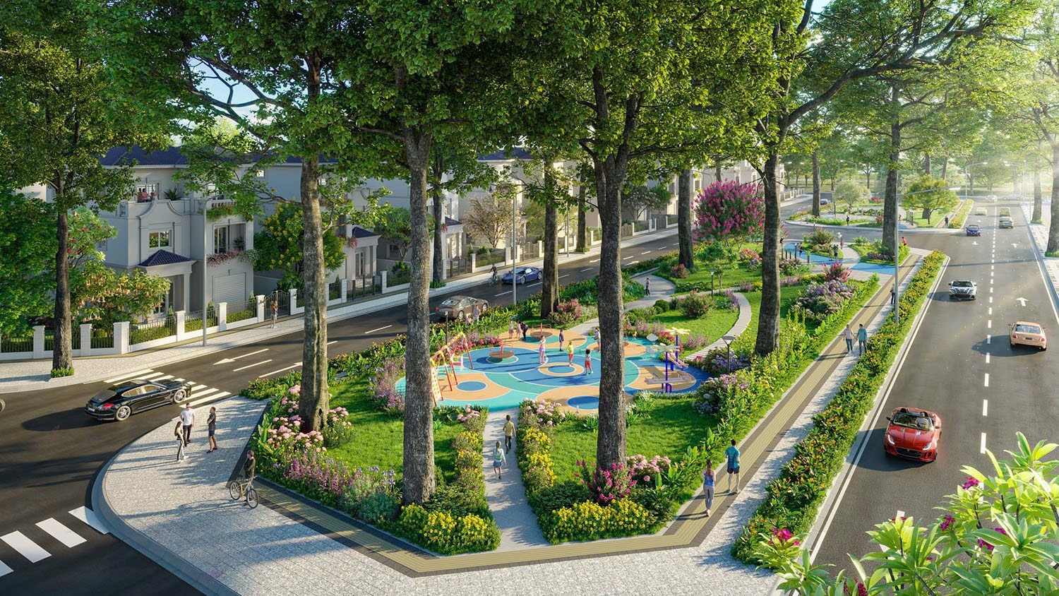 Sức hút từ khu đô thị có công viên thể thao ngay trong nội khu