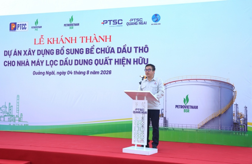 Dung Quat Refinery expands crude oil storage capacity by 12.5%