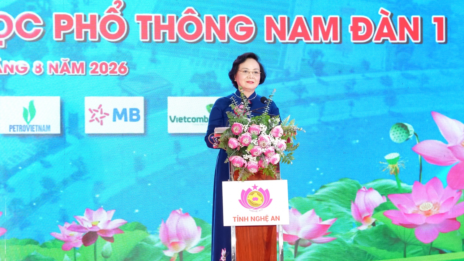 Petrovietnam đồng hành xây dựng Trường THPT Nam Đàn 1 Petrovietnam đồng hành xây dựng Trường THPT Nam Đàn 1