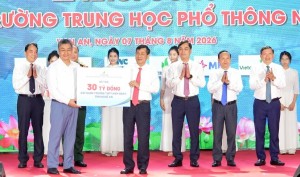 Petrovietnam chung tay cùng Nghệ An xây dựng Trường THPT Nam Đàn 1