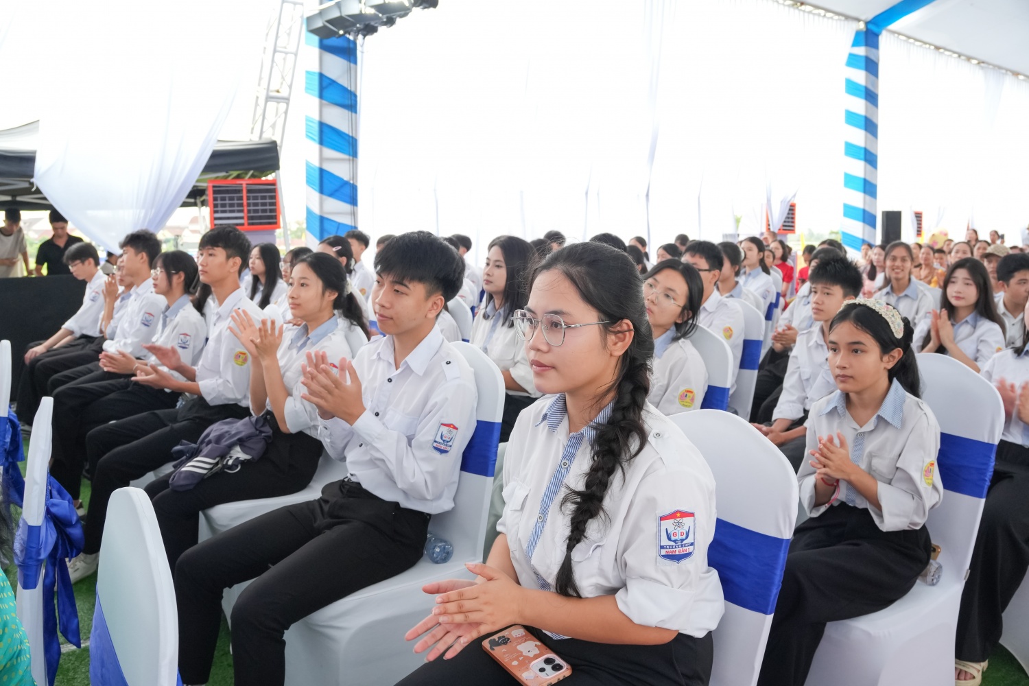 [CHÙM ẢNH] Petrovietnam đồng hành xây dựng Trường THPT Nam Đàn 1, chung tay vun đắp nguồn nhân lực tương lai