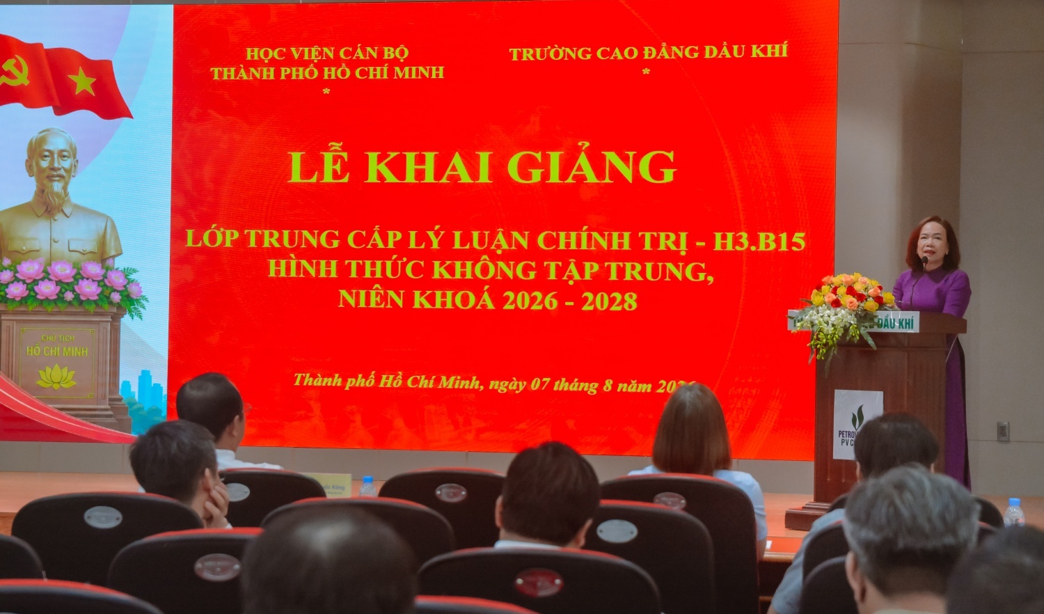 PVCollege khai giảng lớp Trung cấp Lý luận chính trị khóa 2026-2028