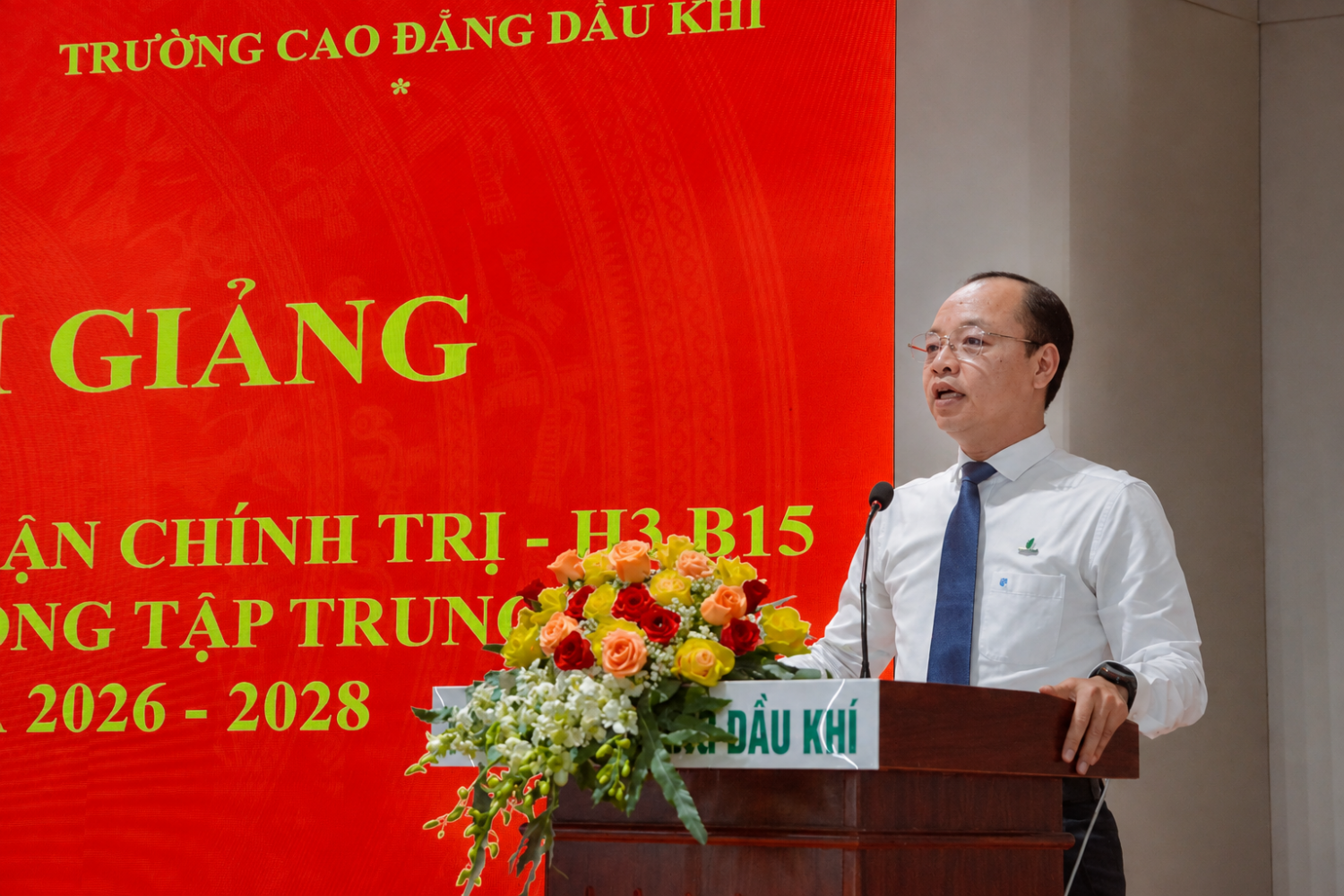 Khai giảng lớp Trung cấp Lý luận chính trị H3.B15 (2026 - 2028), hệ không tập trung PVCollege khai giảng lớp Trung cấp Lý luận chính trị khóa 2026-2028