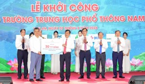 [VIDEO] Petrovietnam chung tay xây dựng Trường THPT Nam Đàn 1, chắp cánh khát vọng tri thức trên quê hương Bác