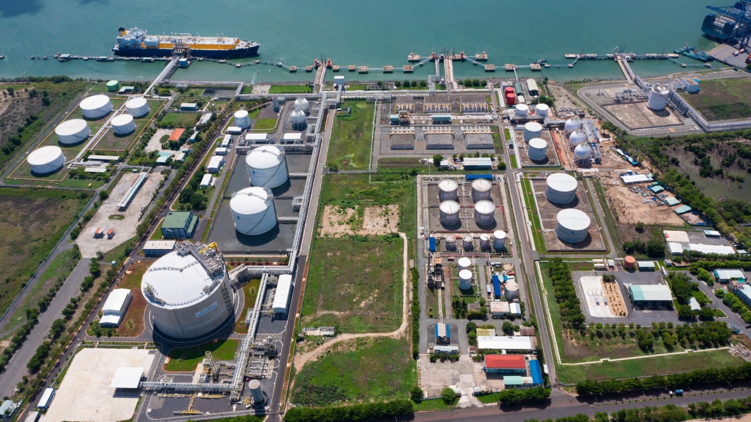 Quang cảnh Kho cảng PV GAS Vũng Tàu