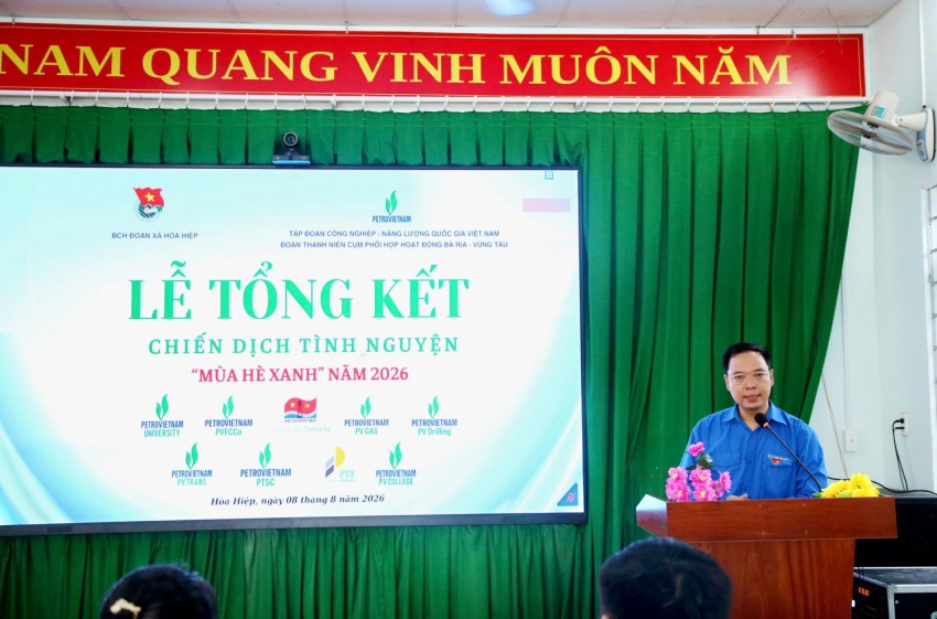 Cụm phối hợp hoạt động Bà Rịa - Vũng Tàu tổng kết Chiến dịch tình nguyện Mùa hè xanh năm 2026