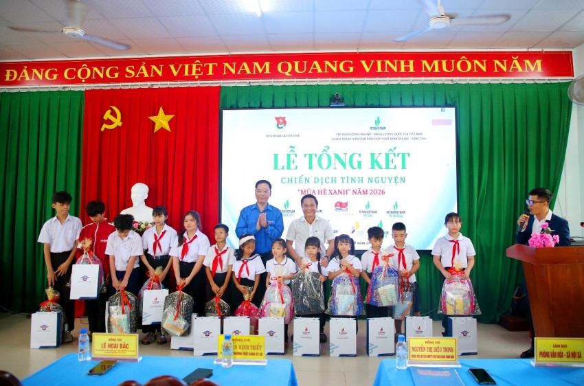 Cụm phối hợp hoạt động Bà Rịa - Vũng Tàu tổng kết Chiến dịch tình nguyện Mùa hè xanh năm 2026